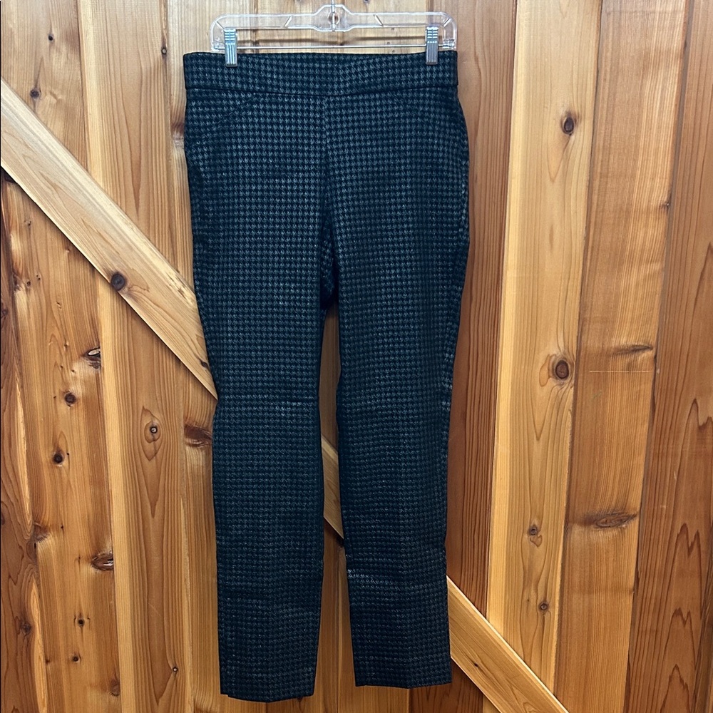Anne Klein Women’s Metallic Checkered Pants